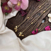 Vriksham Elegant Ball Gold Look Alike Anklets-G20682